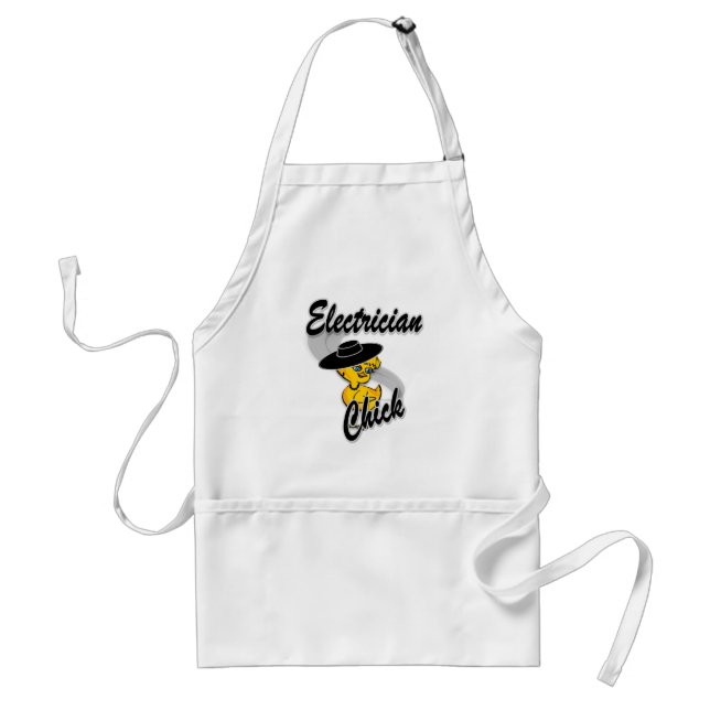 Electrician Chick #4 Standard Apron (Front)