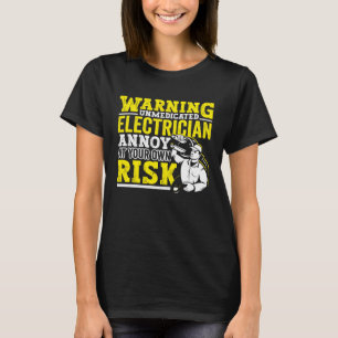 Electrician Dad Apparel Electric Lineman for Men T-Shirt