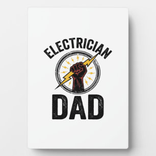Electrician Dad Vintage Engraving Vector Shirt Des Plaque