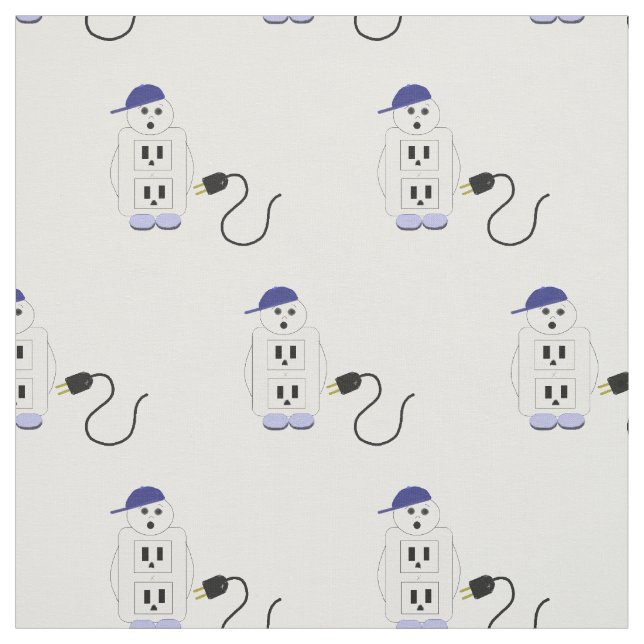 Electrician Design Fabric (Swatch)