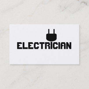 Electrician Electric Electricity Company Business Card