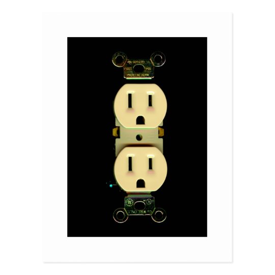 Electrician electrical company custom marketing postcard