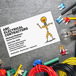 Electrician | Electrical Contractor Business Card