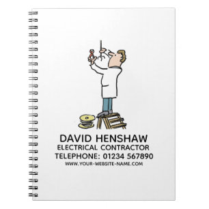 Electrician & Electrical Contractor Notebook