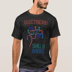 Electrician Electro Engineer Voltage Circuits T-Shirt