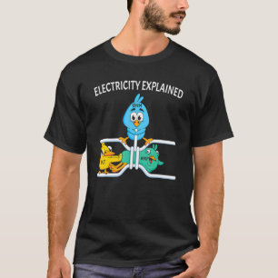 Electrician For Men Women Electricity Engineer Ner T-Shirt