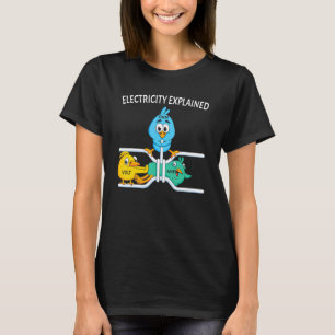 Electrician For Men Women Electricity Engineer Ner T-Shirt