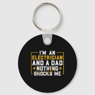 Electrician Funny Electrical Engineering Electrica Keychain