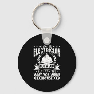 Electrician Funny Gift Idea for Electrical Enginee Keychain