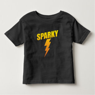 Electrician Gift Funny Sparky Lightning Bolt Toddler T-shirt