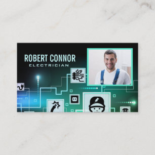 Electrician Home Electrical Expert Business Card