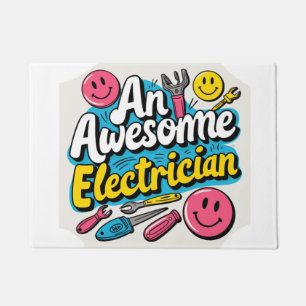 Electrician in the making. Gifts Doormat