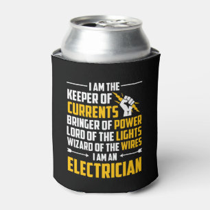 Electrician Keeper Currents Bringer Power Can Cooler