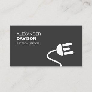 ELECTRICIAN LOGO MODERN BUSINESS CARD I