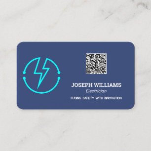 Electrician Personalized QR Business Card