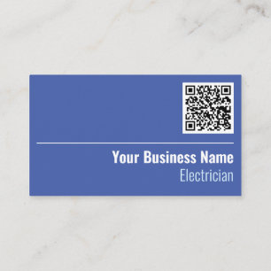 Electrician QR Code Business Card