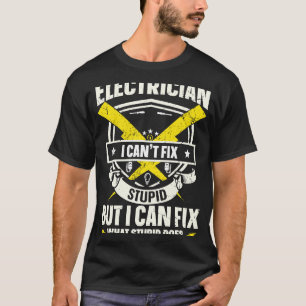 Electrician Quote We Still Turn You On Lineman 16 T-Shirt