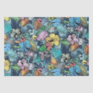Electrician Tools Tropical Island Hawaiian Tissue Paper