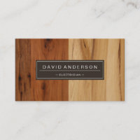 Electrician - Wood Grain Look