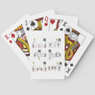 Electrician's Card Deck With 3-Way Switch Diagrams