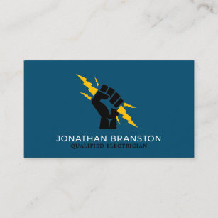 Electricians Fist, Electrician Business Card