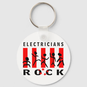 Electricians Rock Keychain