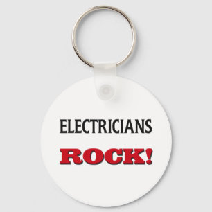 Electricians Rock Keychain