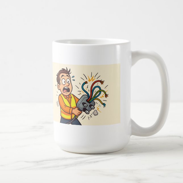 Electrician's tea / coffee mug (Right)