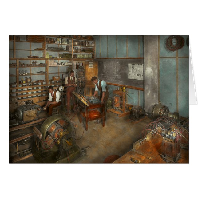 Électricien - cours 1915 d'électrotechnique (Devant horizontal)