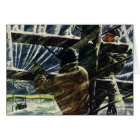 Electricien d'affaires vintage travaillant dans la