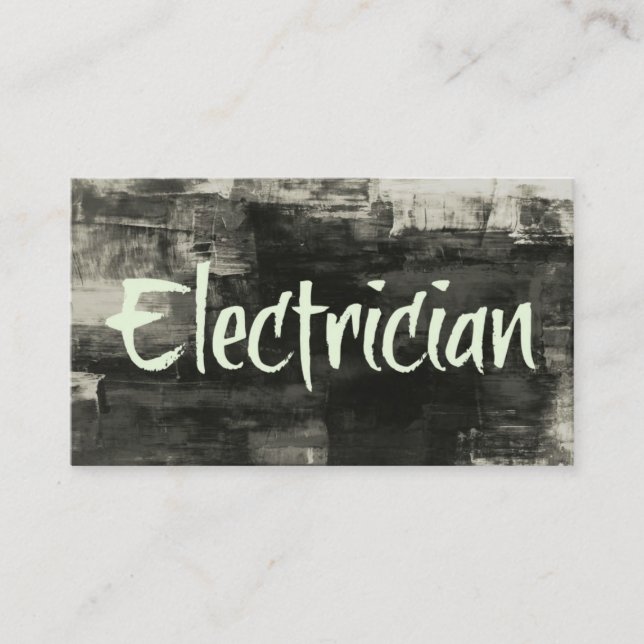 Electricien Russe Carte de visite (Devant)