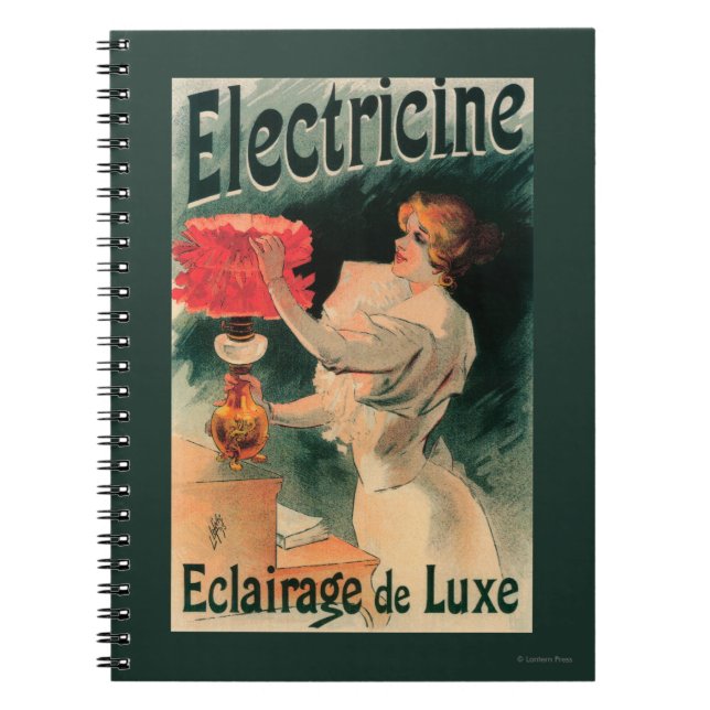 Electricine Promotional PosterFrance Notebook (Front)