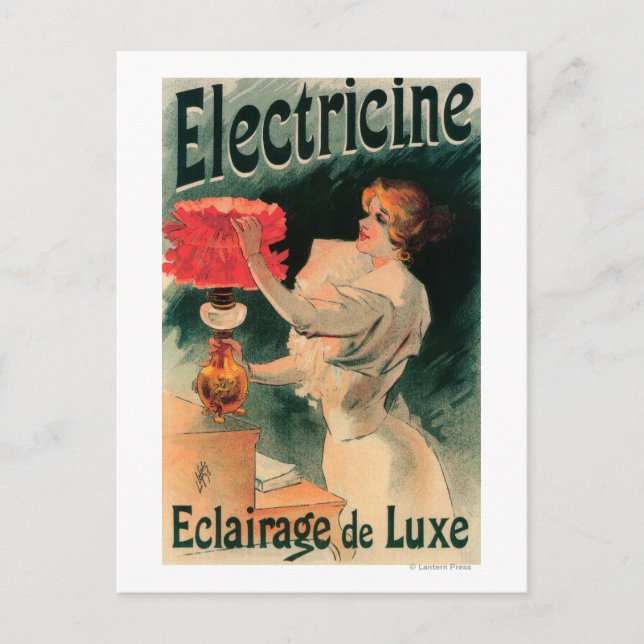 Electricine Promotional PosterFrance Postcard (Front)