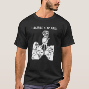 Electricity Explained Electricity Physics Nerd T-Shirt