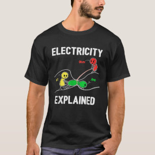 Electricity Explained Ohm Volt Ampere Electrician T-Shirt