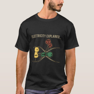 Electricity Explained Volt Amp Ohm Relationship T-Shirt