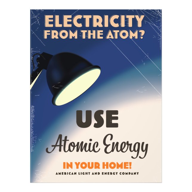 Electricity from the Atom? Photo Print (Front)