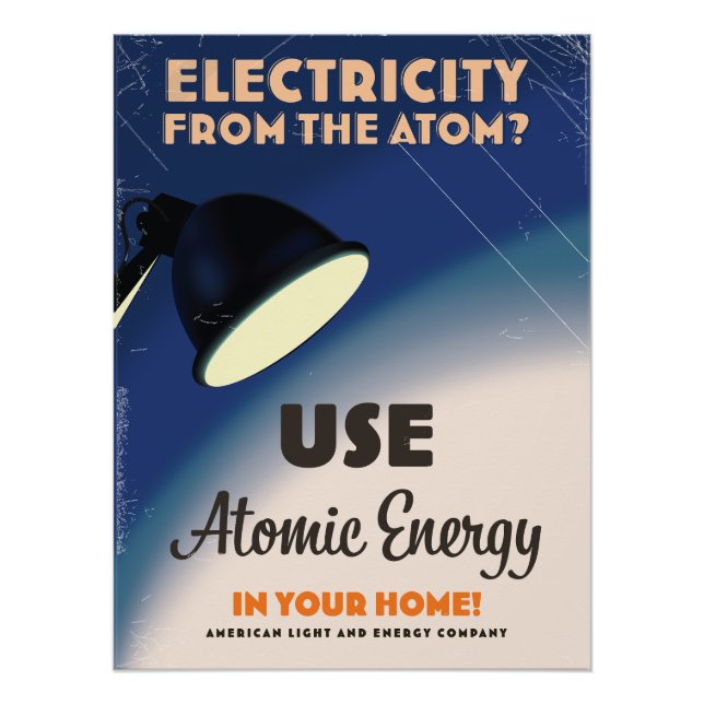 Electricity from the Atom? Poster (Front)