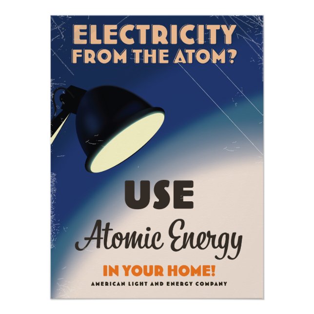 Electricity from the Atom? Poster (Front)