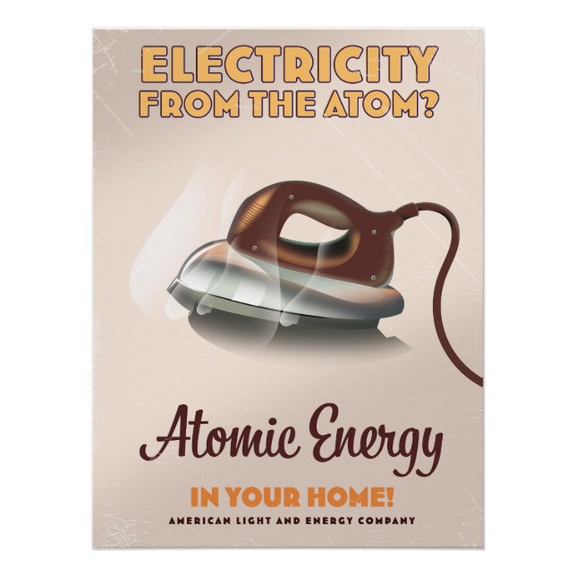 Electricity from the Atom? Poster (Front)