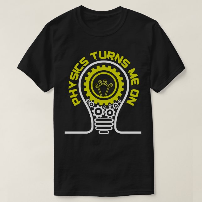Electricity Geek Gift Funny Physics T-Shirt (Design Front)