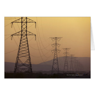 Electricity pylons