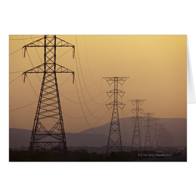 Electricity pylons (Front Horizontal)