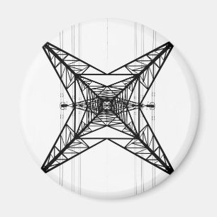 Electricity Pylons Magnet