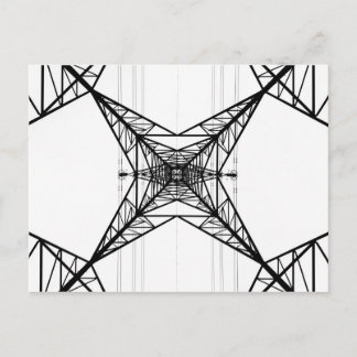 Electricity Pylons  Postcard