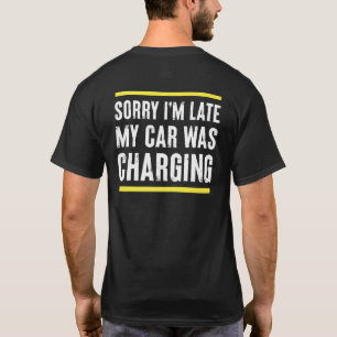 Electricity Vehicle Ev Car For Men Women T-Shirt