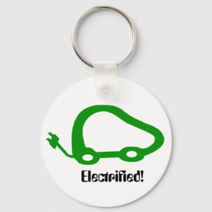 ElectricVehicleFriendly, Electrified! Keychain