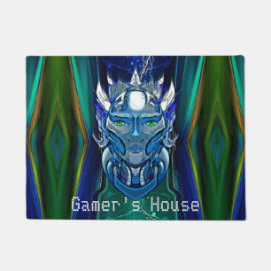 Electrified Robotic Head  Doormat