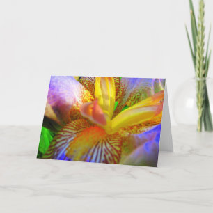 Electrifying Iris Thank You Card