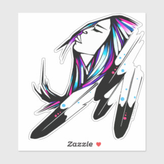 Electrifying vinyl cut sticker